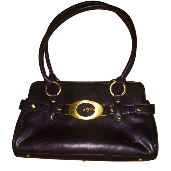 Leather Club Handbags - Unique Vintage Leather Club Black Leather Satchel